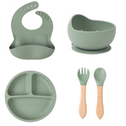 Coffret Repas Bébé en Silicone – 5 Pièces