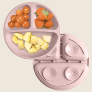 Assiette Bébé Compartimentée avec Ventouse – Sans BPA