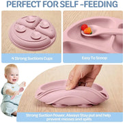 Coffret Repas Bébé en Silicone – 5 Pièces