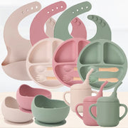 Coffret Repas Bébé en Silicone – 5 Pièces