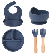 Coffret Repas Bébé en Silicone – 5 Pièces