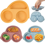 Assiette Compartimentée Automobile – Sans BPA